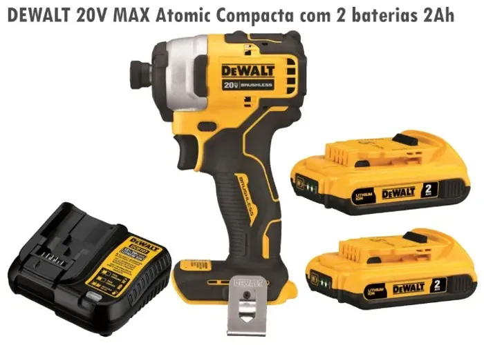 Parafusadeira Dewalt DCF809 2bat. Carregador