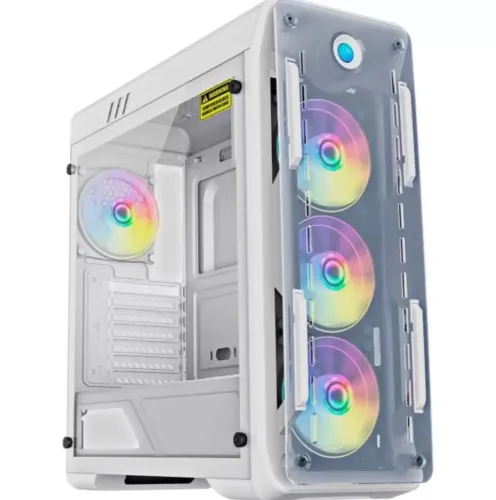 Gabinete Gamer GAMEMAX White Optical G510-wt-dbb