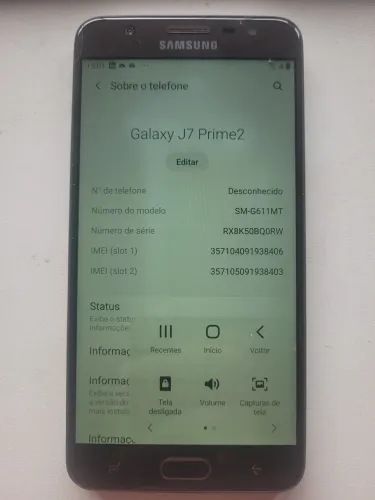 J7 prime 2 3gb ram 32gb funcionando ok