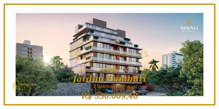 Invista em um Studio Moderno no Jardim Camburi Ideal para Locação!