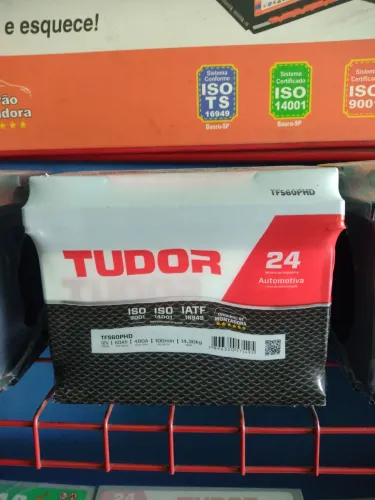 Bateria Automotiva Nova Tudor 60 amperes com garantia 
