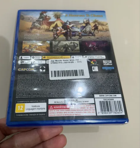 Jogo PS5 MONSTER HUNTER Wilds " Novo Lacrado "