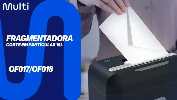 Fragmentadora Multi P/ Papel 10 Folhas Of018 220v 14l