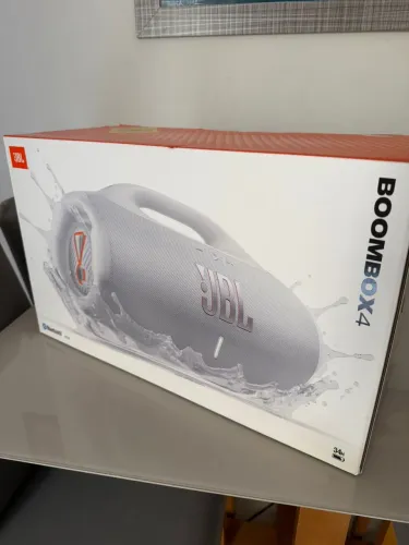 JBL BOOMBOX 4 - BRANCA LACRADA