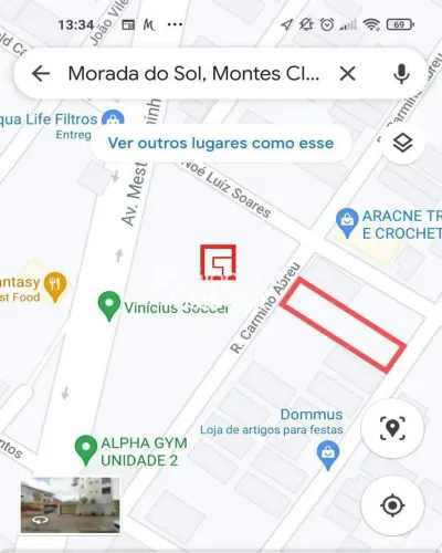 Terreno/Lote em Montes Claros, no bairro Morada do Sol, à venda.