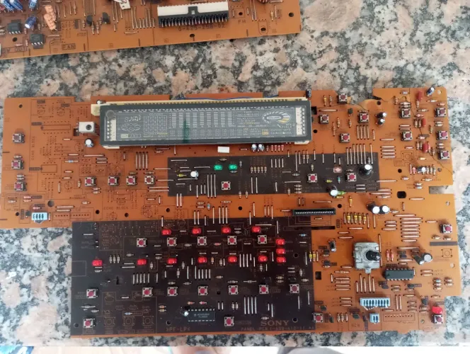 Placa do painel som sony lbt n555 av