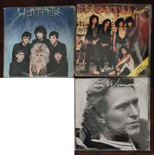 Lp vinil Blondie,  Bon Jovi,  Stevie Winwood - vendo separados preço na descrição