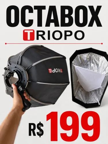 Softbox , Octabox e rebatedores 