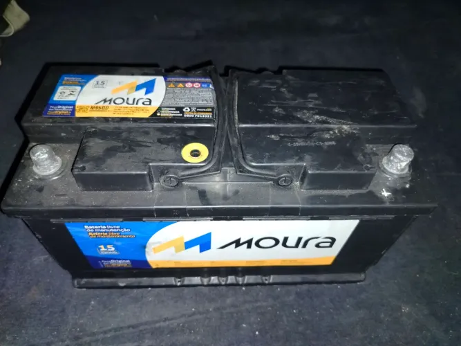 Bateria Moura 95 hamperes 07/2025 ainda na garantia
