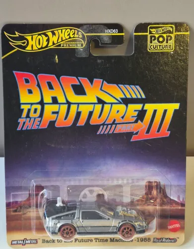 Miniatura Hot Wheels Temática De Volta Para o Futuro 3