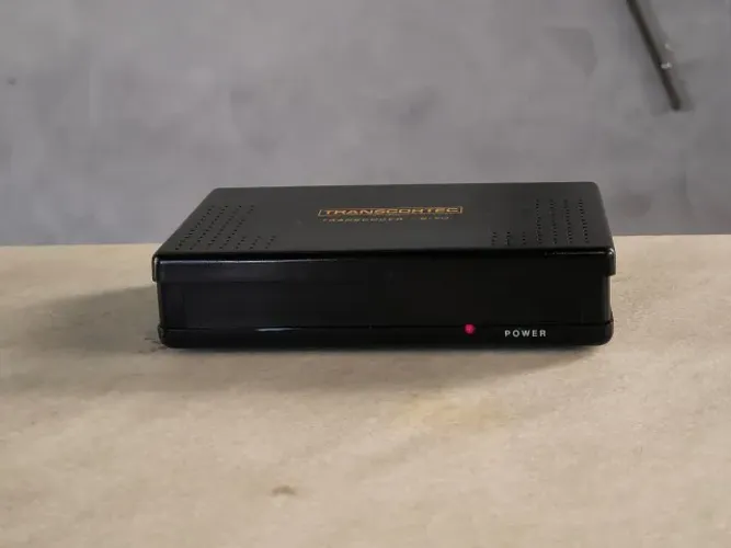 Transcoder Modulador RF Transcortec Br50 AV Retro Gaming Analógico