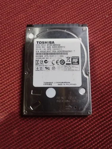HD para Notebook Toshiba 320GB com windows 10 Ativado e ativado