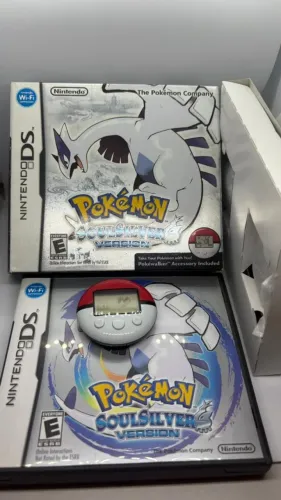 Pokémon SoulSilver Big Box + Pokéwalker (impecável, funcionando)
