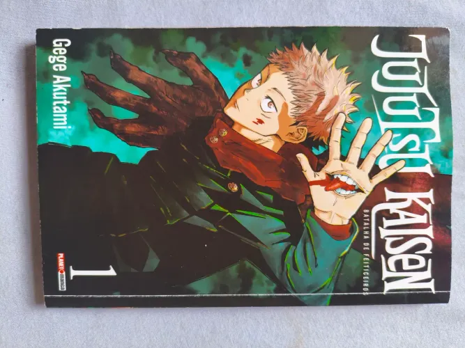 Mangá Jujutsu Kaisen Vol 1em Português Semi Novo