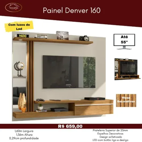 Painel Denver 160, a pronta entrega