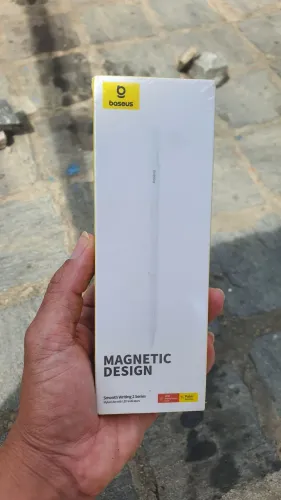 Caneta Magnetic Baseus smooth writing 2 series stylus lite with Led Ipad 11 A 16