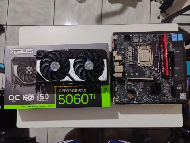 Kit 12400f 16gb Ram com RTX 5060ti 16gb de VRam