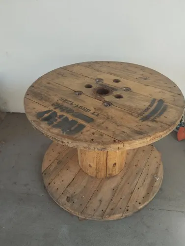 Carretel madeira para mesa