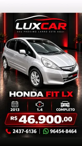 Honda Fit LX 1.4/ 1.4 Flex 8v/16v 5P Mec. 2013