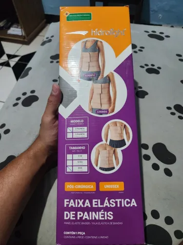 Faixa elástica pós cirúrgica