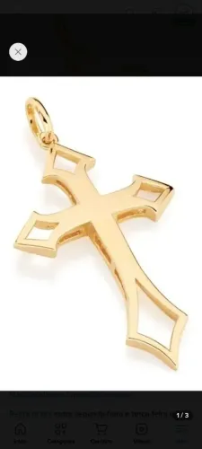 Corrente Rommanel 18k e Pingente Rommanel 18k