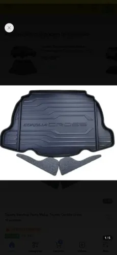 Forro do porta malas corolla cros