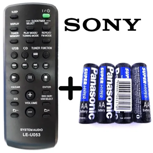 Controle Remoto Para Aparelho De Som Sony RM-SCU37B MHC-ESX6 