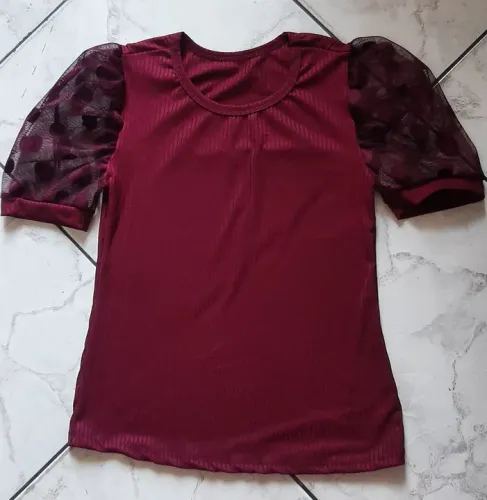 Blusa manga curta 