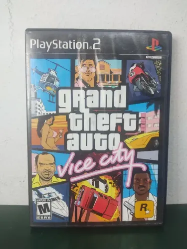 Grand Theft Auto: Vice City - PS2 (sem manual)