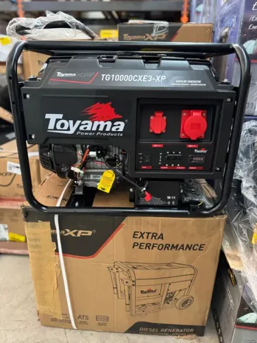 Gerador de Energia 11.25 KVA Gasolina Trifásico e Mono C/ Partida Elétrica - Toyama (Novo)