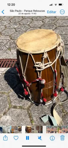 Tambor Bhangra origem Punjabi
