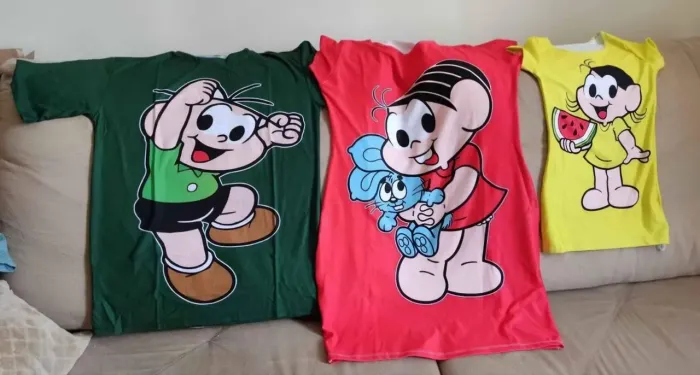 Kit roupas festa da Turma da Mônica