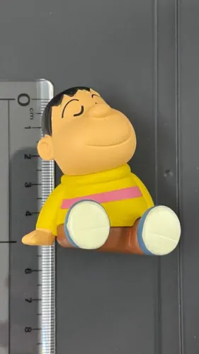 Gashapon Takeshi Gouda ( Gian ) miniatura boneco altura 5 cm - Turma do Doraemon