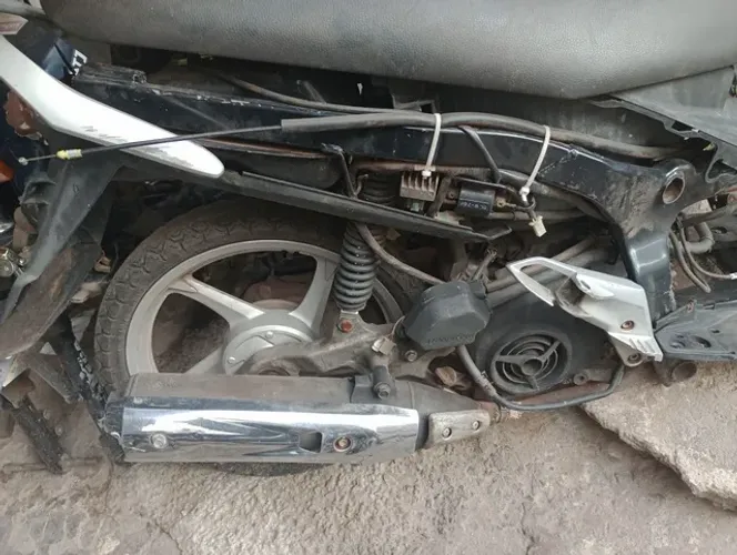 Roda traseira da neo 115 Yamaha 