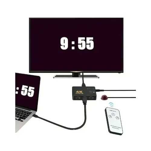 Switch Hdmi 3 em 1 C/ Controle Remoto - AC2927