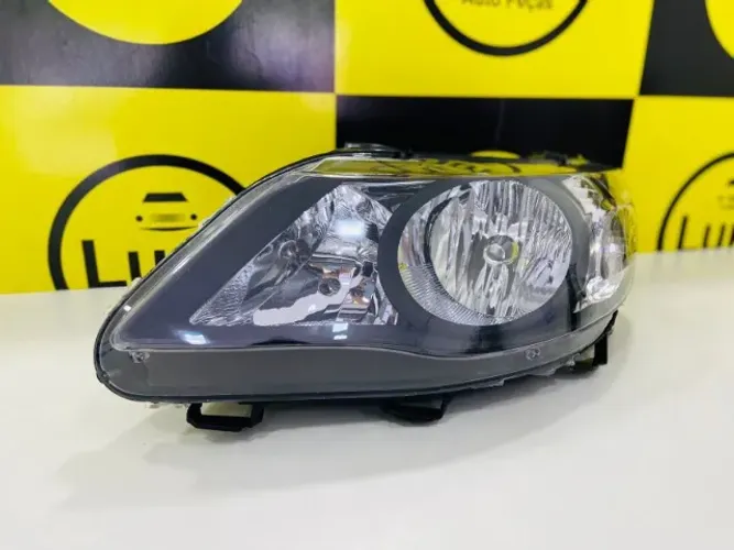 Farol Gol G5 Foco Duplo Mascara Negra - NOVO