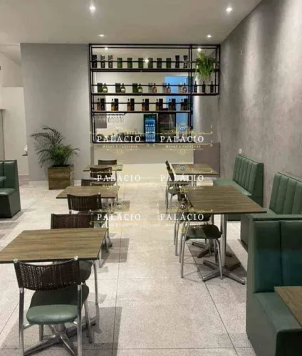 BANCO SOFÁ BOOTH 1,20m BAR LANCHONETE RESTAURANTE ADEGA LOUNGE HAMBURGUERIA PIZZARIA