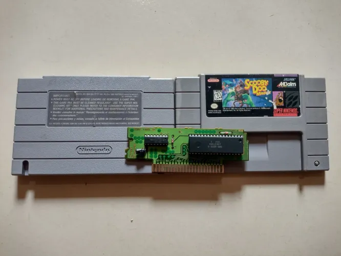 Jogo Super Nintendo Scooby Doo Mystery
