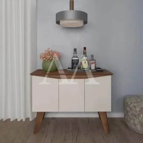 O buffet Oásis é o móvel perfeito para complementar a decoração da sua sala 