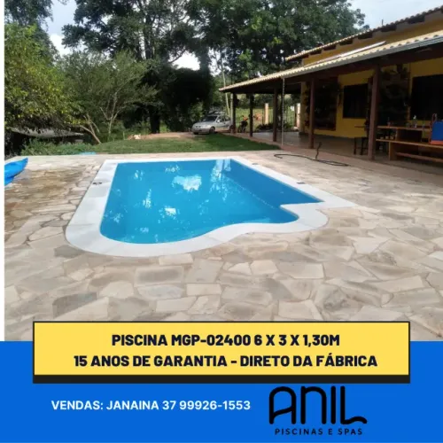 Ja - Piscina média, direto da fábrica, piscina de fibra 6 metros