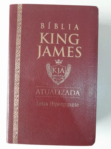 Bíblia King James Atualizada - Letra Hipergigante
