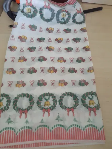 TNT para colocar na mesa de Natal