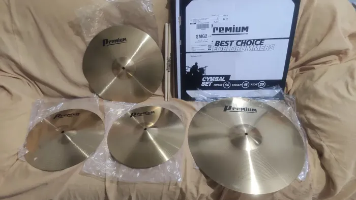 Kit de pratos de bateria Premium