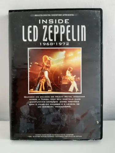 Dvd led zeppelin inside 1968-1972 documentário