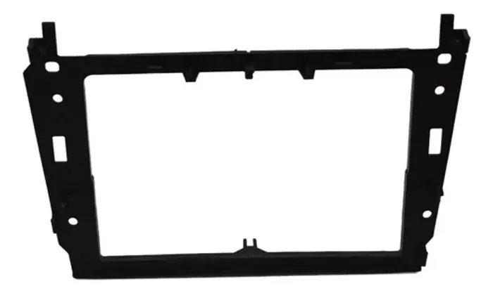 Moldura Multimídia Painel Volkswagen Fox 2014 Original Preto
