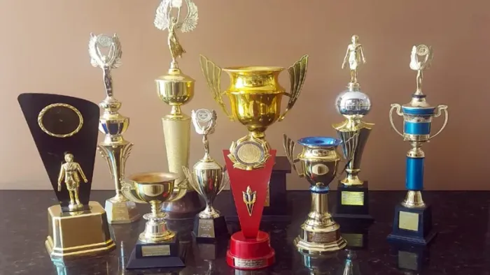 Troféus de Melhor Vendedora - Lote com 10 peças