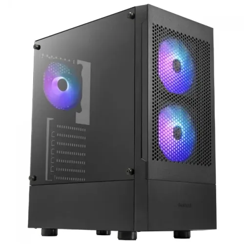 Gabinete Gamer Gamdias Talos E3 Mesh Black *Com 3 Fans Led Argb* - WZetta