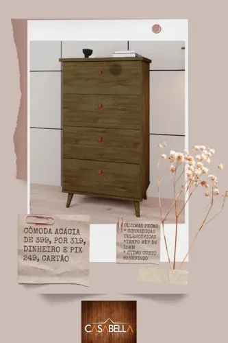 Cômoda Acácia ENTREGA RÁPIDA SOROCABA