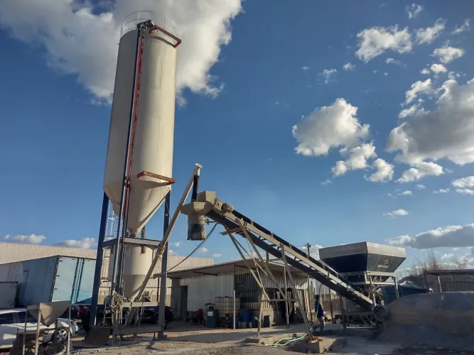 Usina Concreto To-Go 30m3/H com Silo Completa