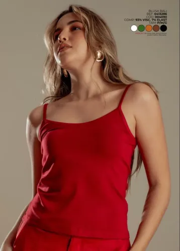 Blusa Básica Bali Alcinha